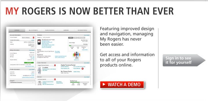 My Rogers is now better than ever! Featuring improved design and navigation, managing My Rogers has never been easier. Get access and information to all of your Rogers products online.