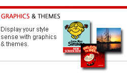 Graphics & Themes - Display your style sense with graphics & themes.