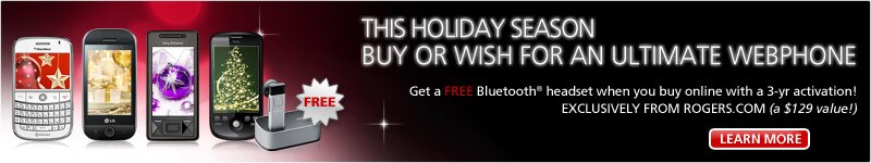 This holiday season buy or wish for an ultimate webphone - From Rogers