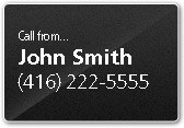 Call Display with Name Display 