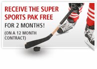 Super Sports Pak Free for 2 months