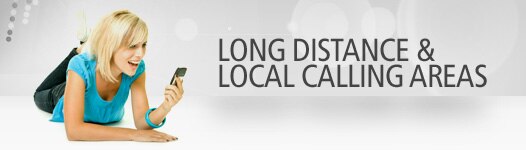 Wireless Long Distance and Local Calling Areas
