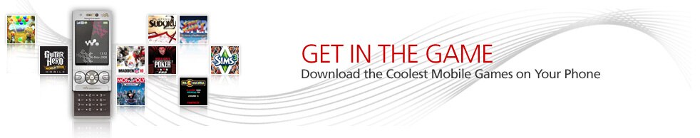 Get in the game! Download the coolest mobile games on your phone!