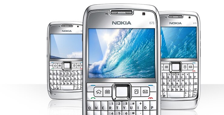 Nokia E71 White