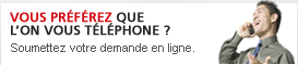 Vous préférez que l'on vous telephone?