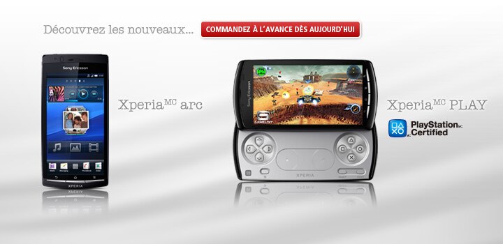Téléphones Sony Ericsson. Une exclusivité de Rogers.