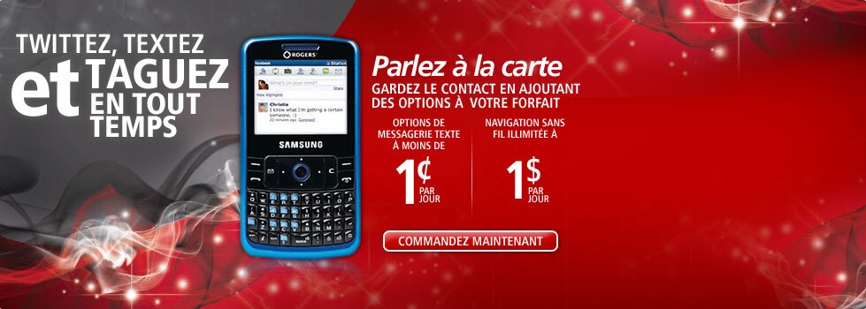 Clavier intégral. Plaisir intégral. - Envoyez des messages plus rapidement grâce au nouveau Samsung Hype.