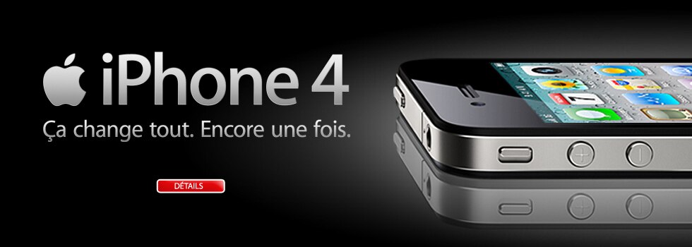 iPhone 4. Bient&ocirc;t. D&Eacute;TAILS.