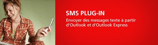 SMS Plug-In - Envoyer des messages texte à partir d'Outlook et d'Outlook Express