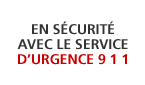 EN SÉCURITÉ AVEC LE SERVICE D'URGENCE 9 1 1