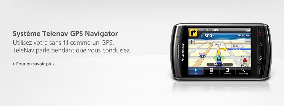 Utilisez votre sans-fil comme un GPS. TeleNav parle pendant que vous conduisez