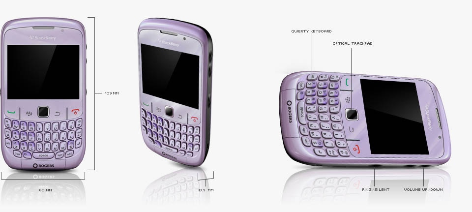 blackberry 8520 lavender. BlackBerry Curve 8520 Lavender