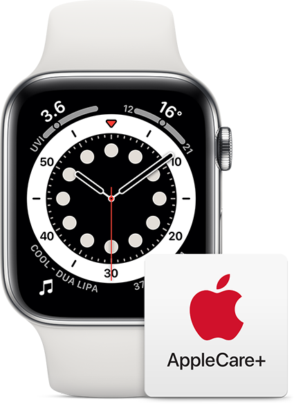 Get damage repair for your Apple Watch with AppleCare+.