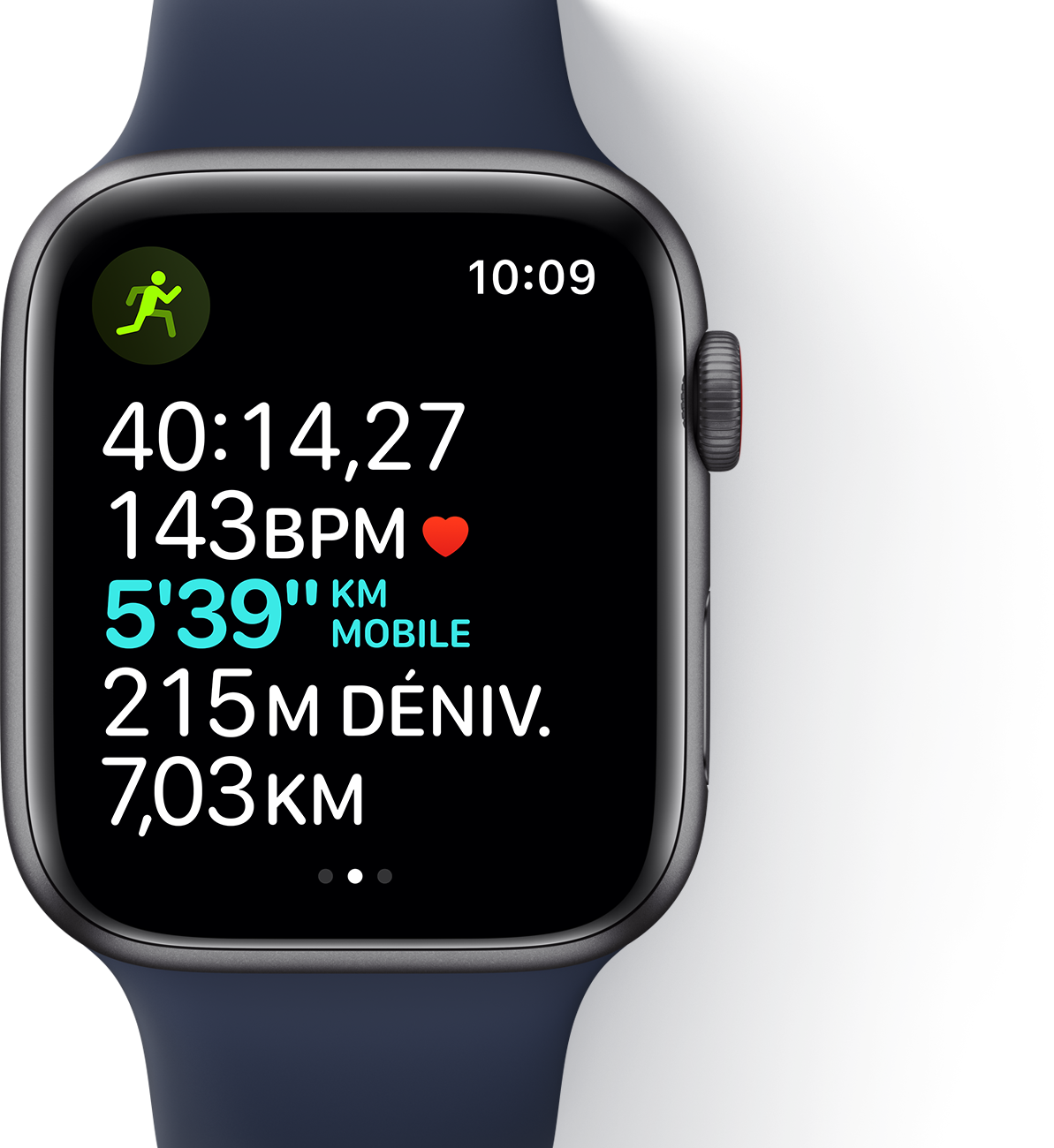 Faites le suivi de vos entraînements avec Apple Watch SE.