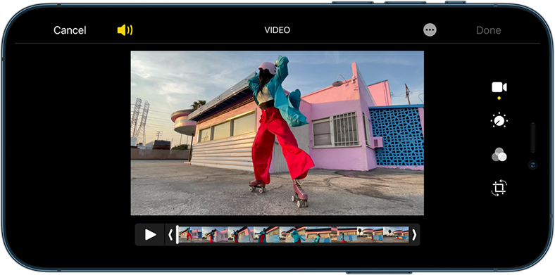 You can record, watch, and share videos with iPhone 12 Pro.