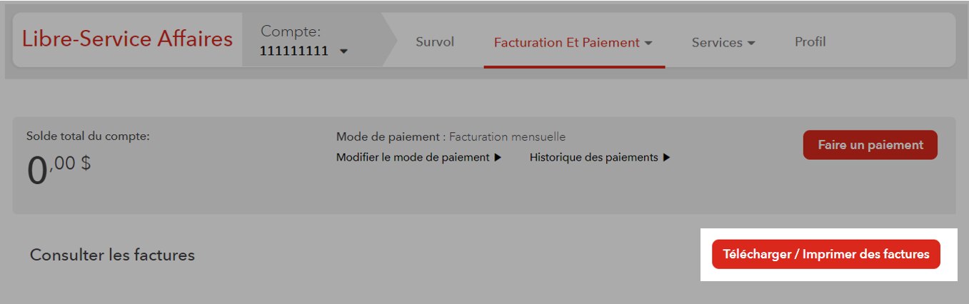 Nouvelle facture | Rogers pour affaires