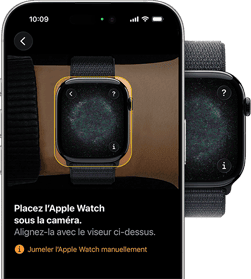 Écran de jumelage de l’Apple Watch